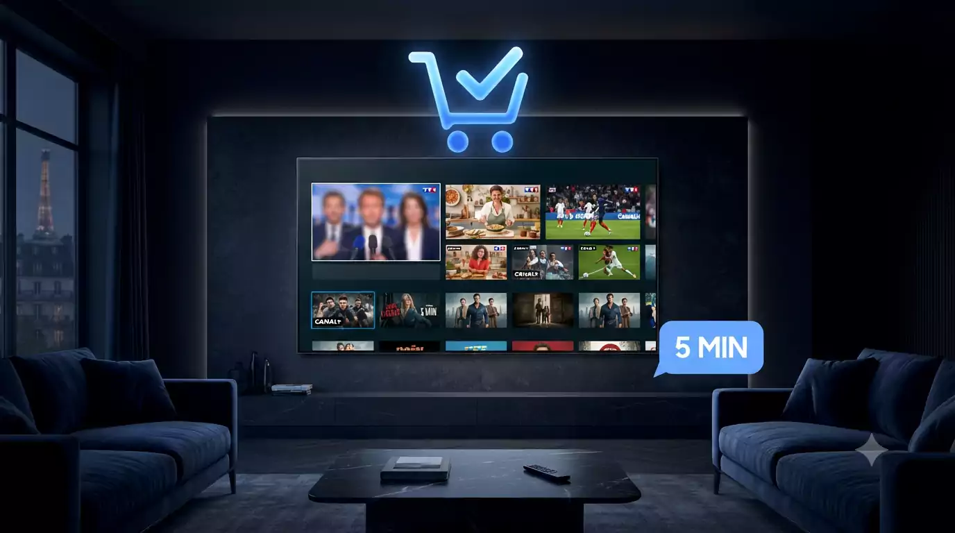 IPTV Achat pour Smart TV France 2026 — Après votre Achat