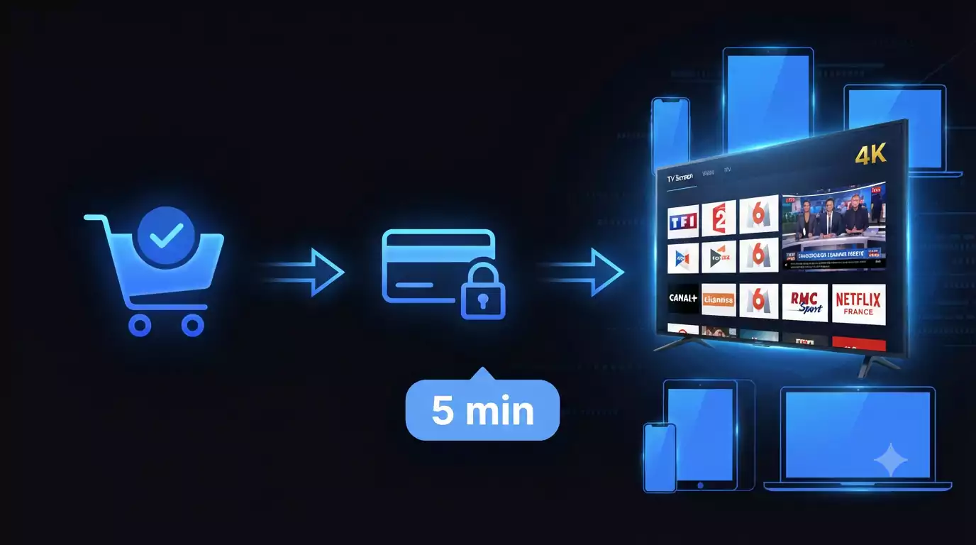 iptv achat 4k france – achat iptv simple 55 000 chaînes activation immédiate dès 10 euros par mois
