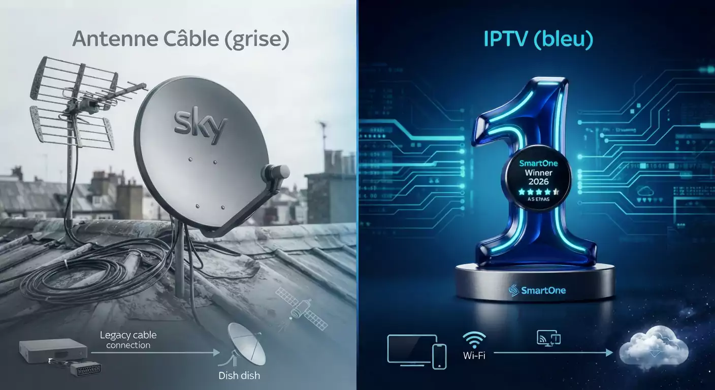 Achat IPTV vs TV Câble France 2026 | IPTV Achat 4K France